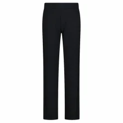 Pantaloni lunghi da donna dalla vestibilità regolare con finitura in modal satinato