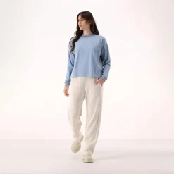 Pantaloni lunghi da donna elasticizzati
