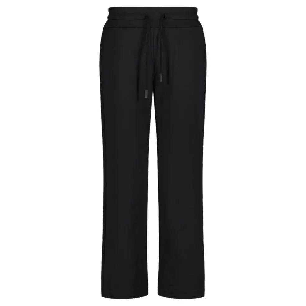 Pantaloni lunghi da donna in tessuto a maglia interlock