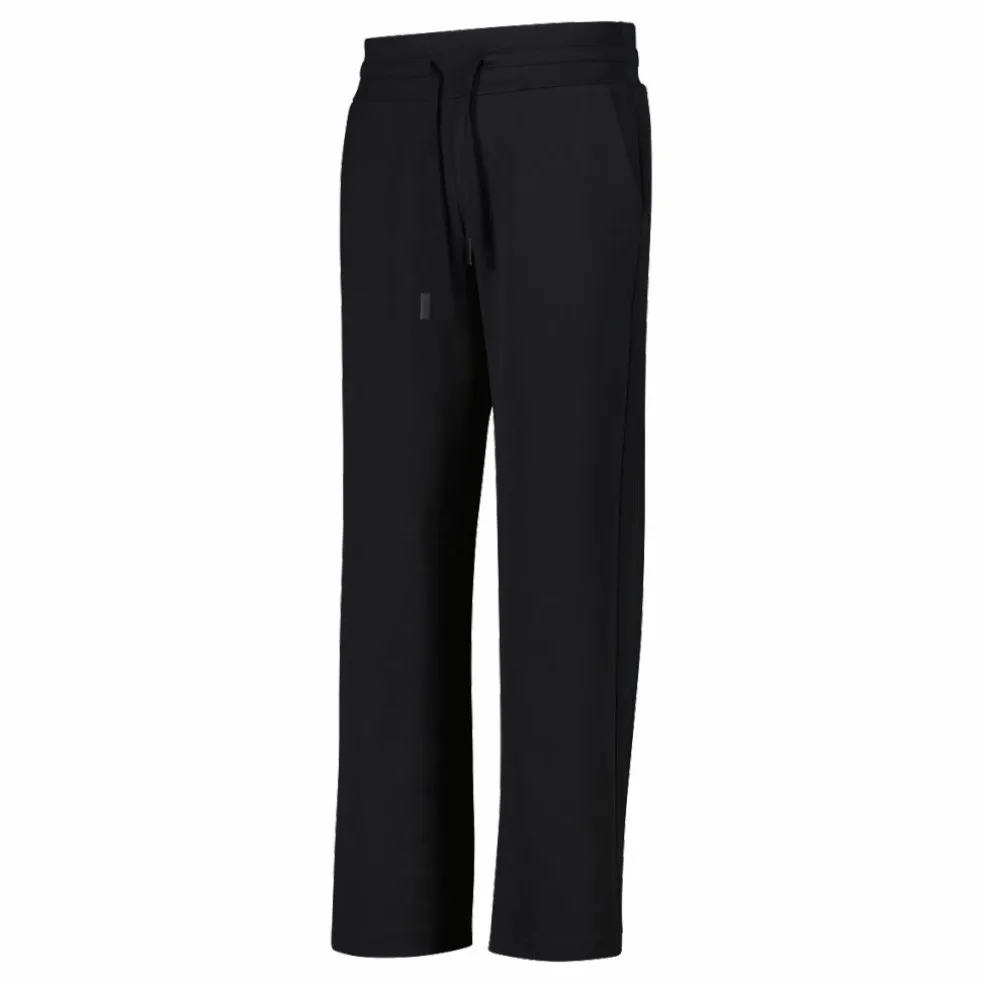Pantaloni lunghi da donna in tessuto a maglia interlock