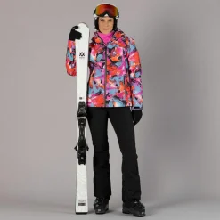Pantaloni sci da donna con strato interno in pile