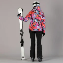 Pantaloni sci da donna con strato interno in pile