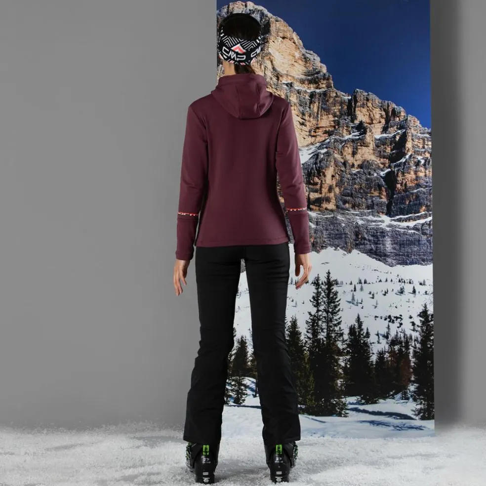 Pantaloni sci da donna con strato interno in pile