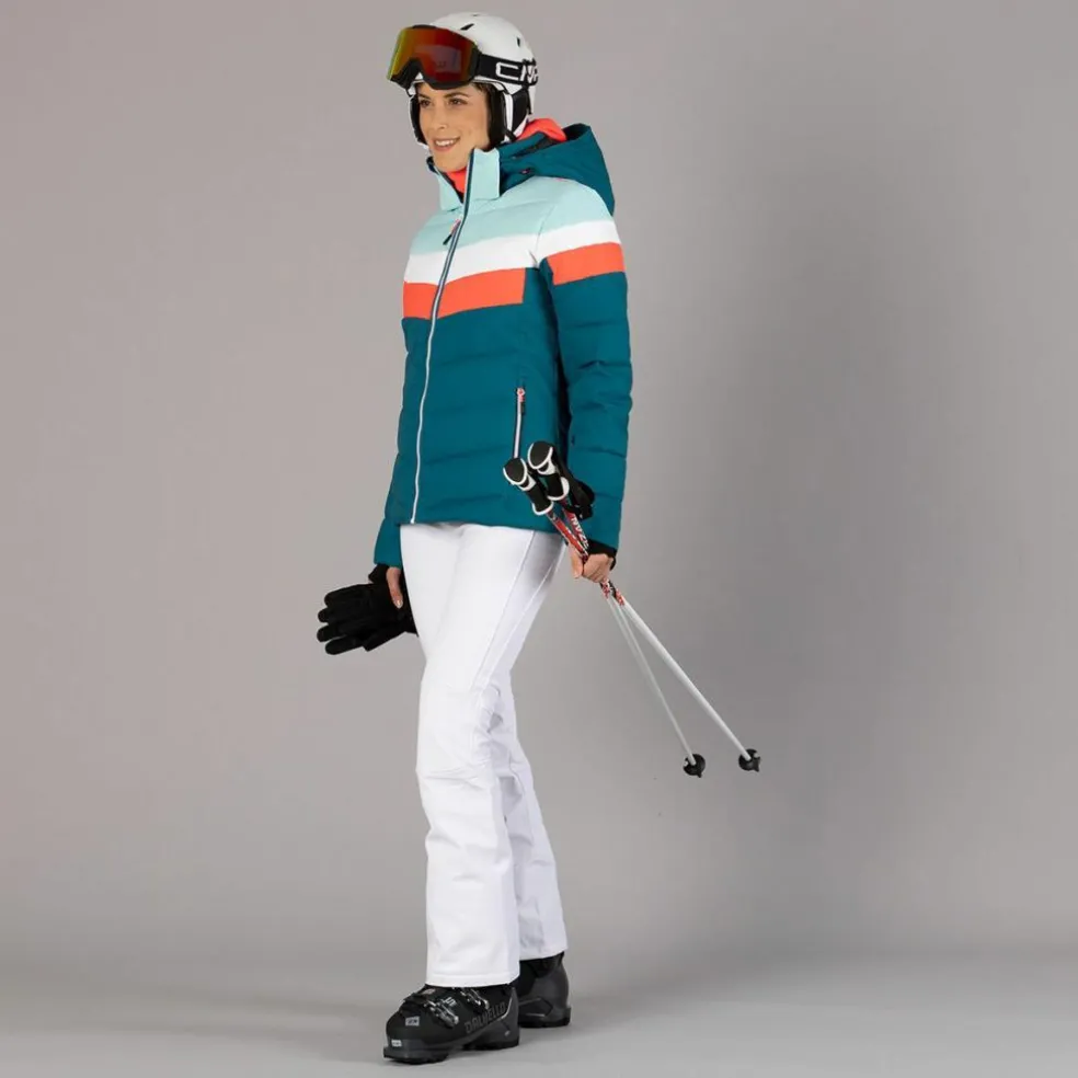 Pantaloni sci da donna con strato interno in pile