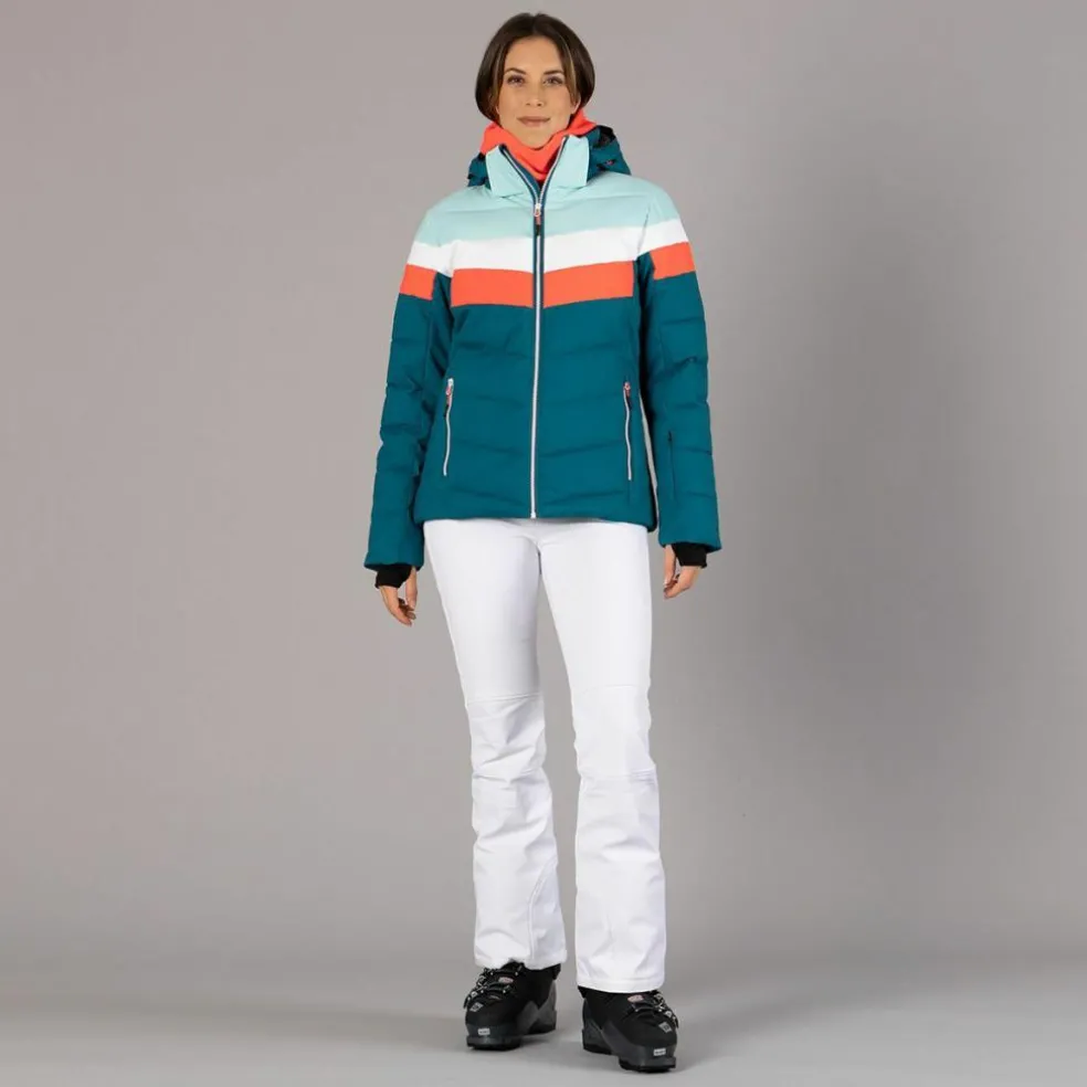 Pantaloni sci da donna con strato interno in pile