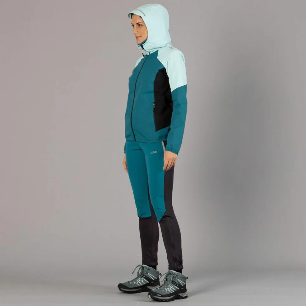 Pantaloni skitouring antivento Unlimitech da donna in Stretch Performance