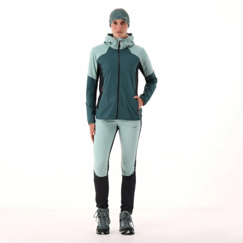 Pantaloni skitouring antivento Unlimitech da donna in Stretch Performance