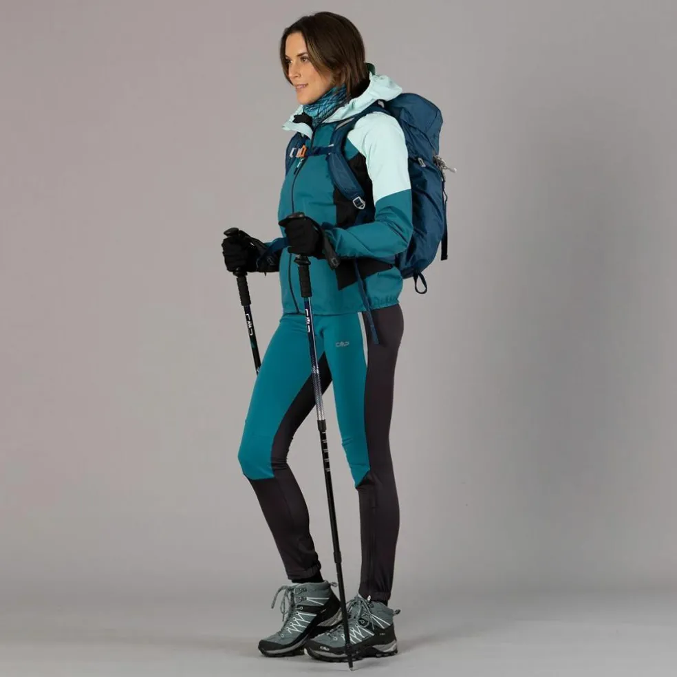 Pantaloni skitouring antivento Unlimitech da donna in Stretch Performance