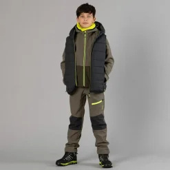 Pantaloni trekking da bambino in softshell