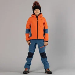 Pantaloni trekking da bambino in softshell