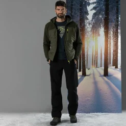 Pantaloni trekking da uomo in softshell