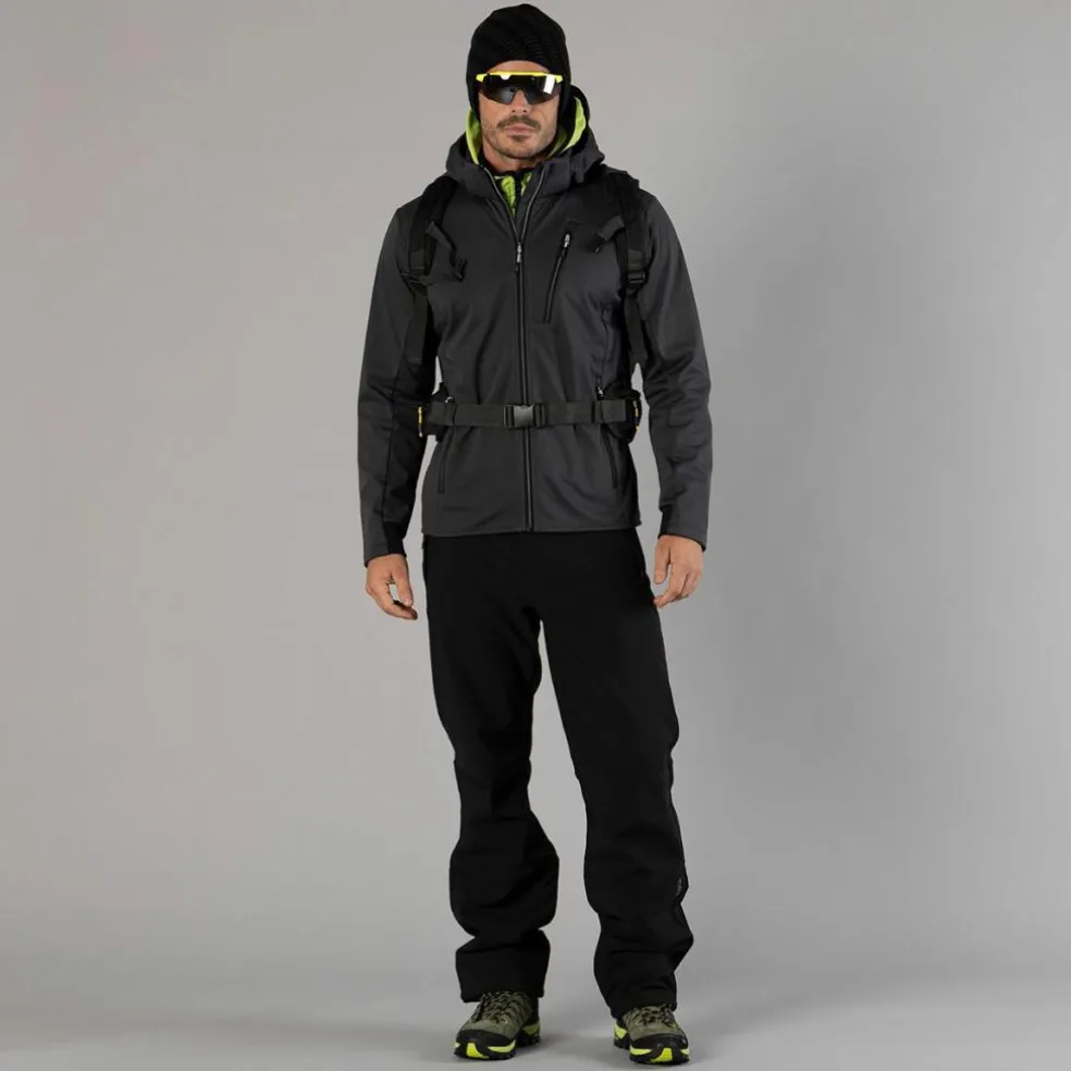 Pantaloni trekking da uomo in softshell