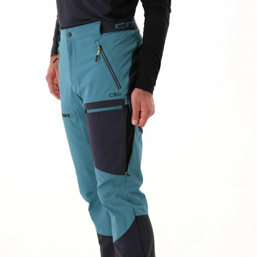 Pantaloni trekking da uomo in tessuto ripstop con tasche laterali