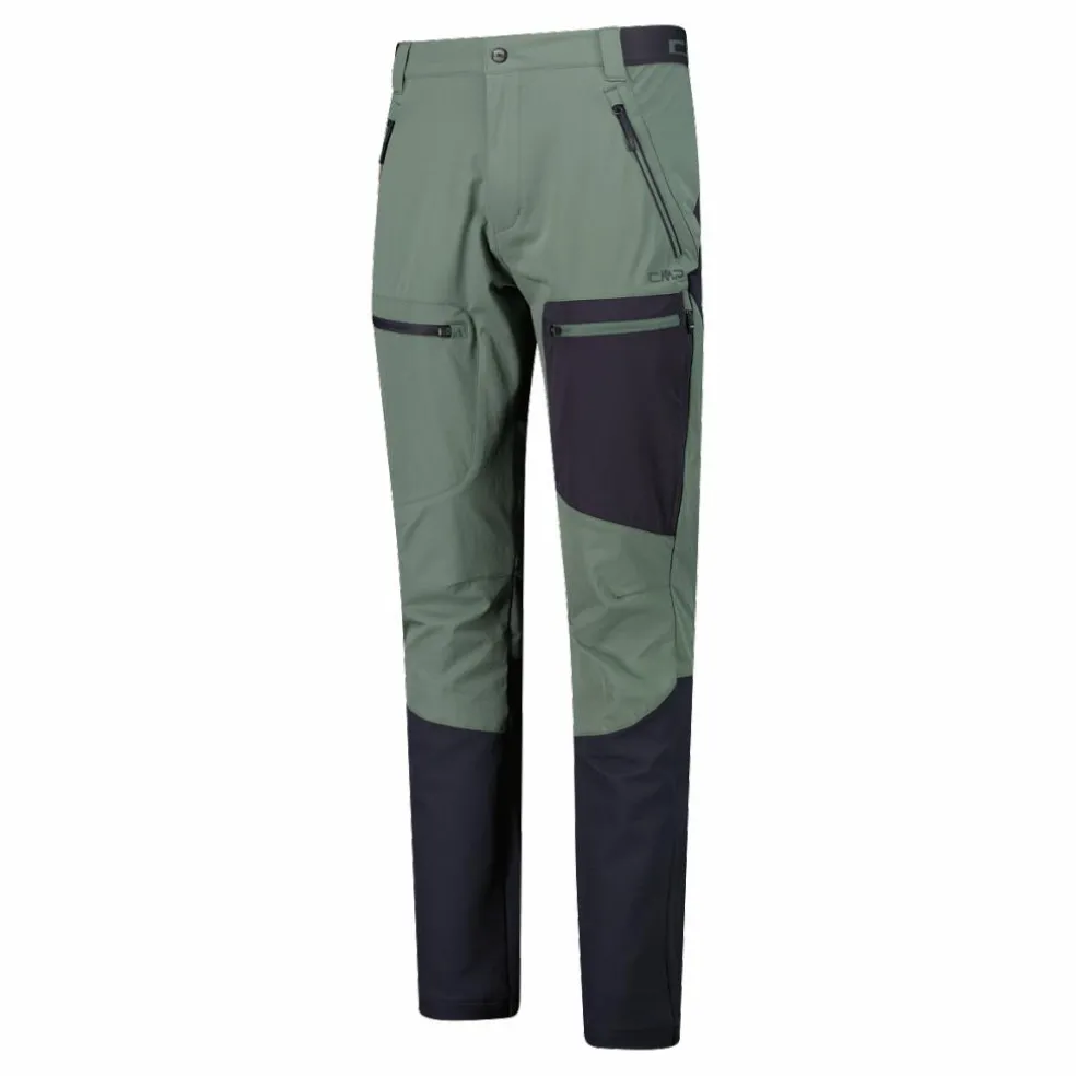 Pantaloni trekking da uomo in tessuto ripstop con tasche laterali