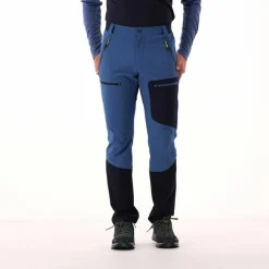 Pantaloni trekking da uomo in tessuto ripstop con tasche laterali