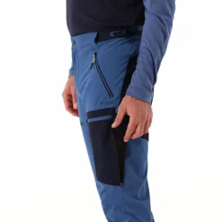 Pantaloni trekking da uomo in tessuto ripstop con tasche laterali