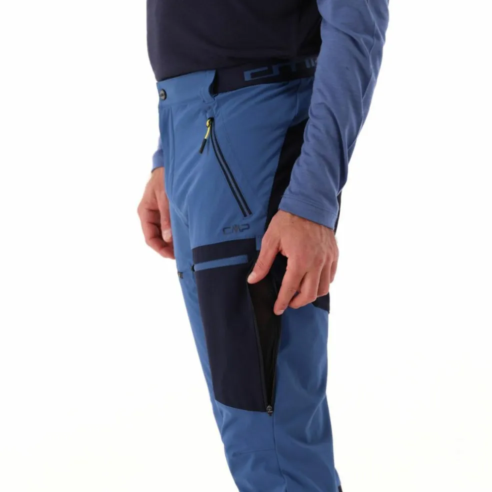 Pantaloni trekking da uomo in tessuto ripstop con tasche laterali