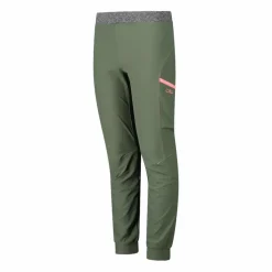 Pantaloni trekking in poliestere leggero stretch da bambina