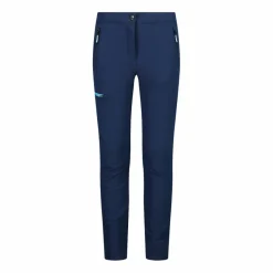 Pantaloni trekking in poliestere elasticizzato da bambina
