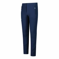 Pantaloni trekking in poliestere elasticizzato da bambina