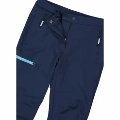 Pantaloni trekking in poliestere elasticizzato da bambina