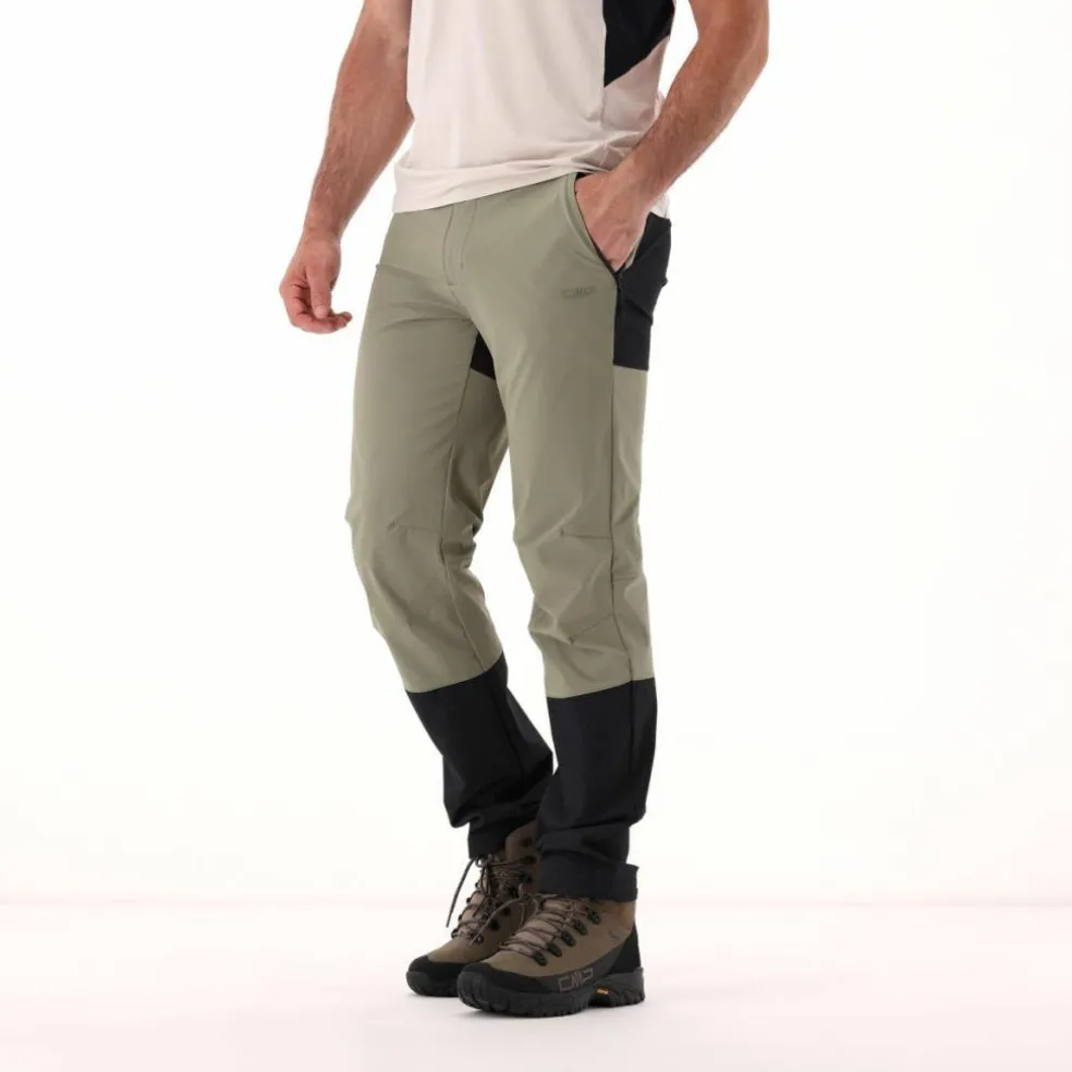 Pantaloni trekking uomo in elastico in 4 direzioni