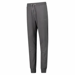 Pantaloni tuta da uomo in tessuto elasticizzato con polsino
