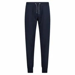 Pantaloni tuta da uomo in tessuto elasticizzato con polsino