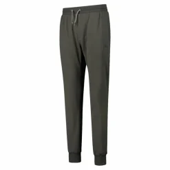 Pantaloni tuta da uomo in tessuto elasticizzato con polsino