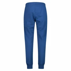 Pantaloni tuta da uomo in tessuto elasticizzato con polsino