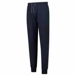 Pantaloni tuta da uomo in tessuto elasticizzato con polsino