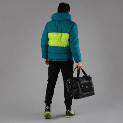 Pantaloni tuta da uomo in tessuto elasticizzato con polsino