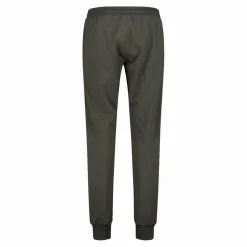 Pantaloni tuta da uomo in tessuto elasticizzato con polsino