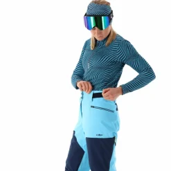 Pantaloni Unlimitech da sci in twill da donna