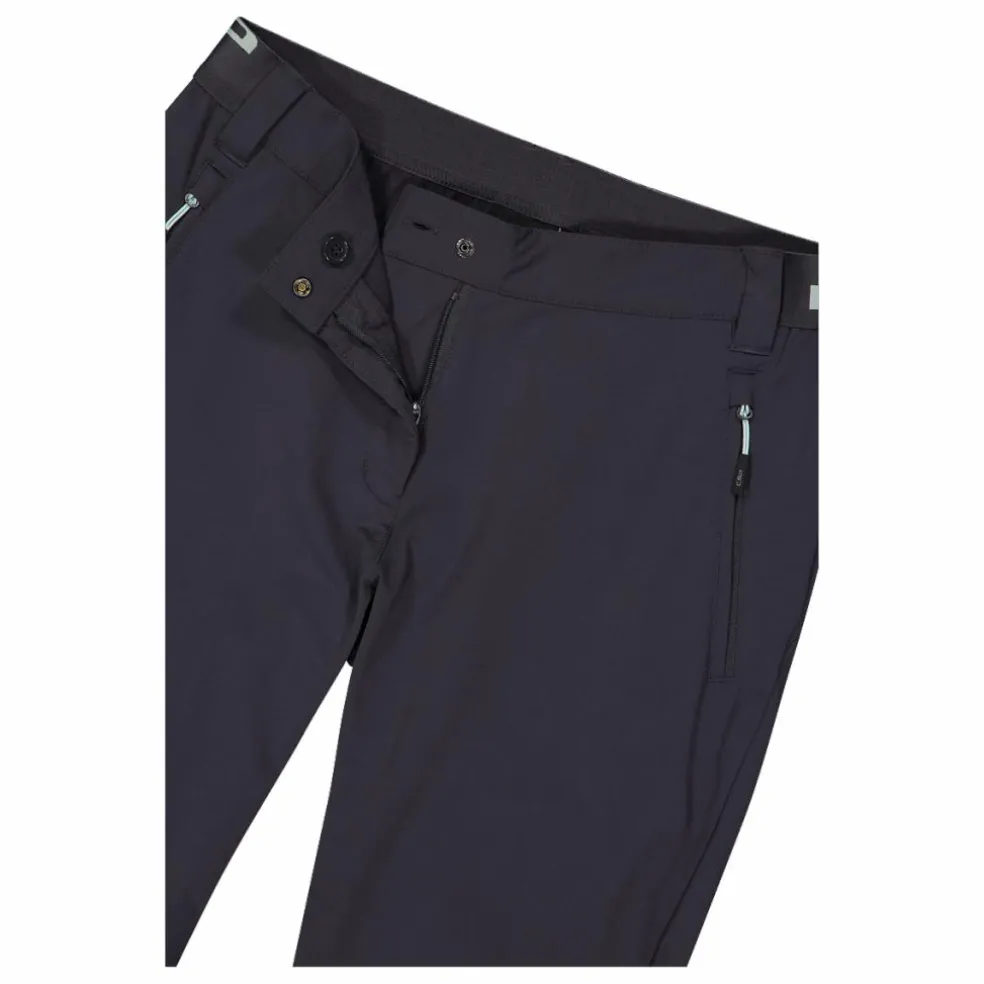 Pantaloni Unlimitech trekking da donna in tessuto ripstop con tasche laterali