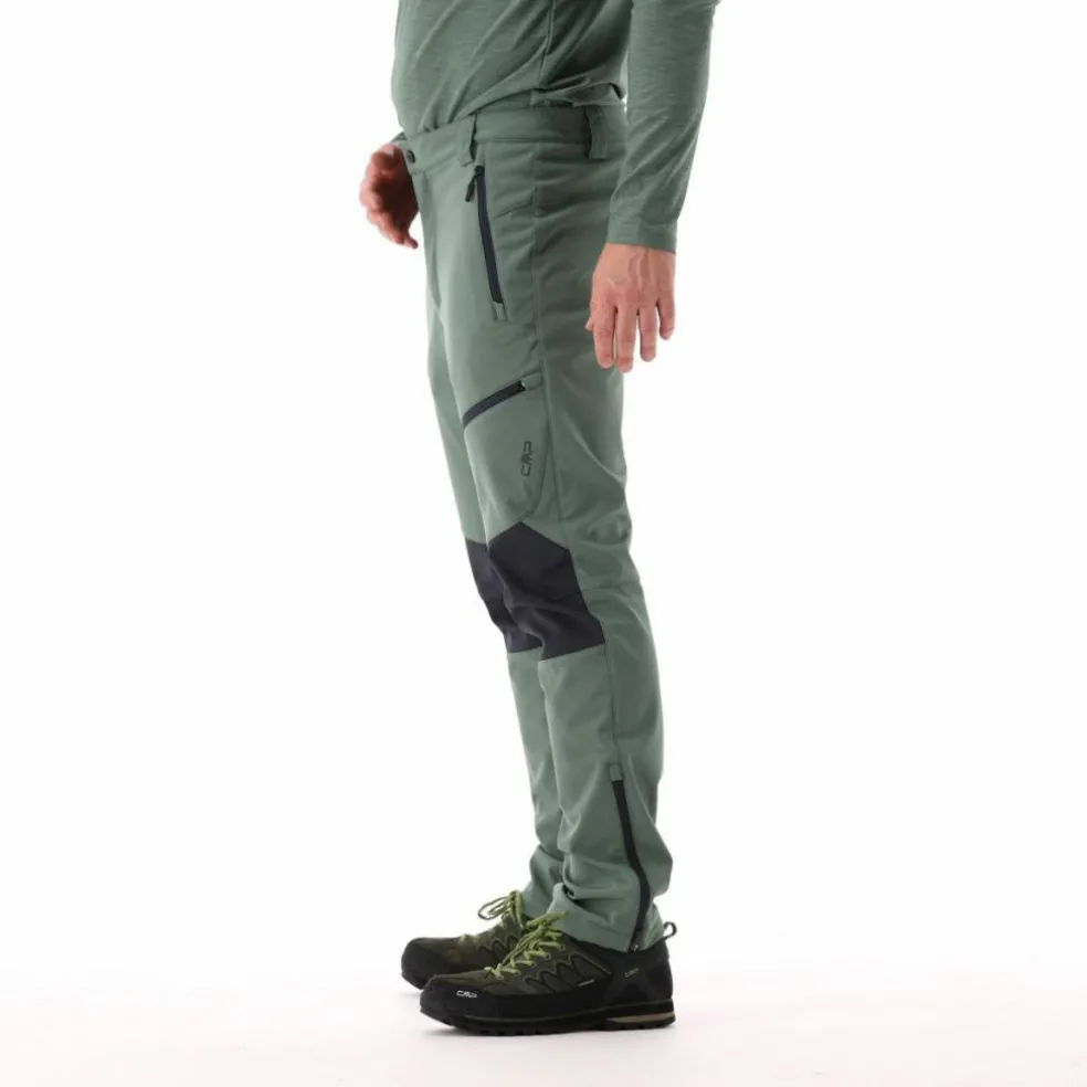 Pantaloni uomo in softshell slim fit