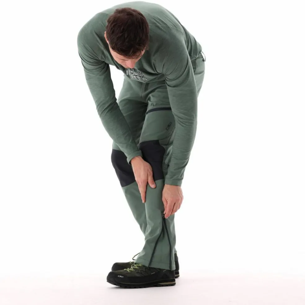 Pantaloni uomo in softshell slim fit