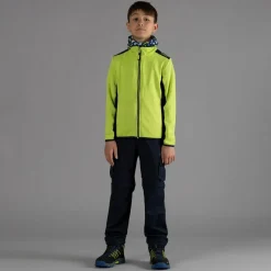 Pantaloni zip off cargo con tasconi laterali stretch da bambino