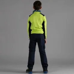 Pantaloni zip off cargo con tasconi laterali stretch da bambino