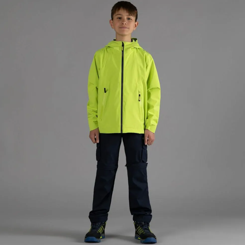 Pantaloni zip off cargo con tasconi laterali stretch da bambino