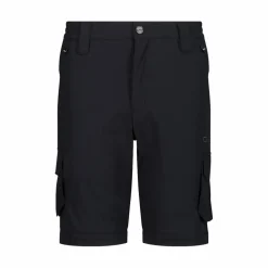Pantaloni zip off cargo con tasconi laterali stretch da bambino