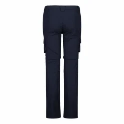 Pantaloni zip off cargo con tasconi laterali stretch da bambino