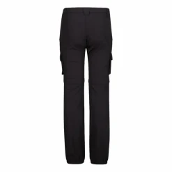 Pantaloni zip off cargo con tasconi laterali stretch da bambino