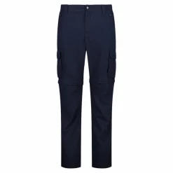 Pantaloni zip off con tasconi laterali stretch da uomo