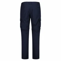Pantaloni zip off con tasconi laterali stretch da uomo