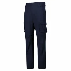 Pantaloni zip off con tasconi laterali stretch da uomo