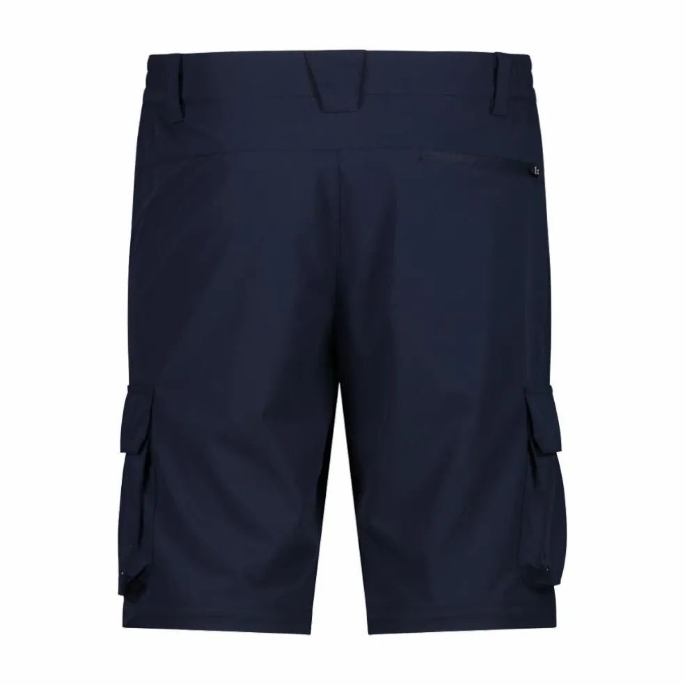 Pantaloni zip off con tasconi laterali stretch da uomo