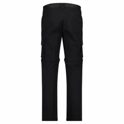 Pantaloni zip off con tasconi laterali stretch da uomo