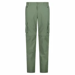 Pantaloni zip off con tasconi laterali stretch da uomo