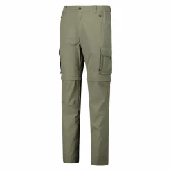 Pantaloni zip off con tasconi laterali stretch da uomo